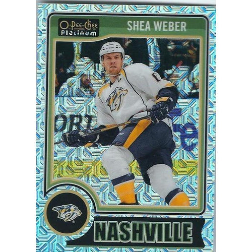 2014-15 OPC O-Pee-Chee Platinum Shea Weber Traxx #110 NSH