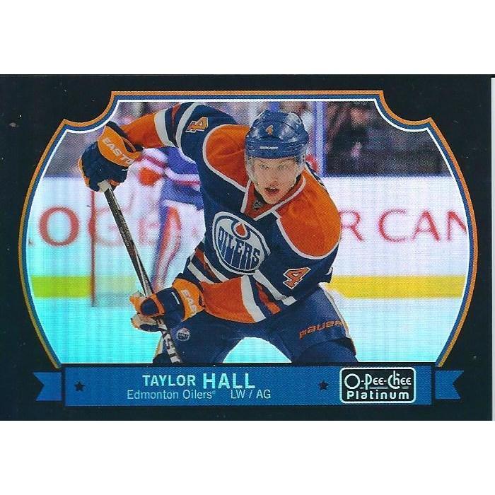 2014-15 OPC O-Pee-Chee Platinum Taylor Hall Black Rainbow /100 #38 EDM