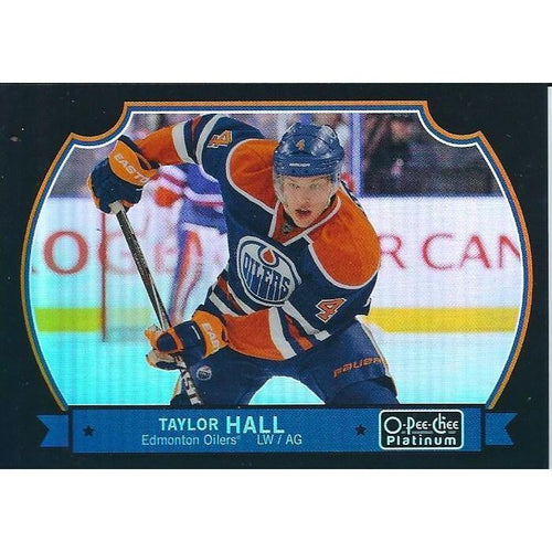 2014-15 OPC O-Pee-Chee Platinum Taylor Hall Black Rainbow /100 #38 EDM