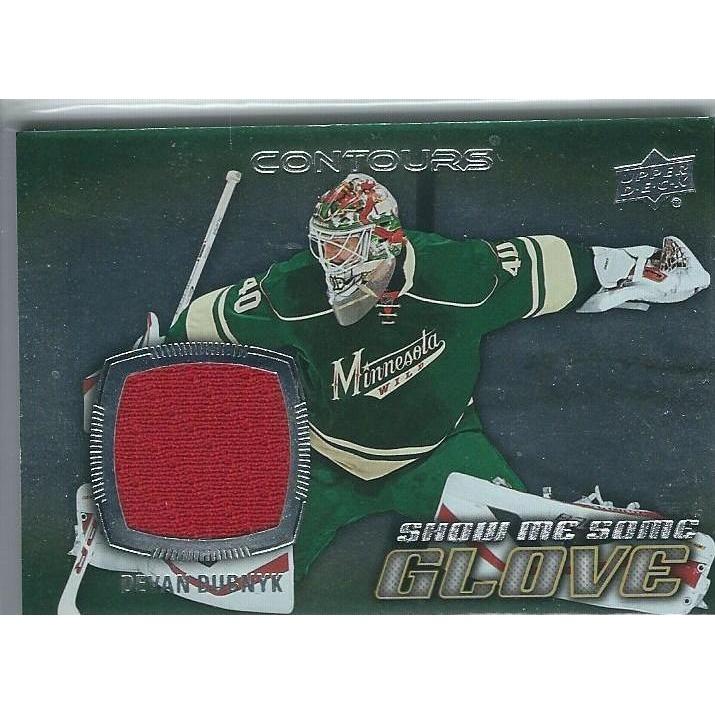 2015-16 Upper Deck Contours Devan Dubnyk Show Me Some Glove Jersey BB MIN