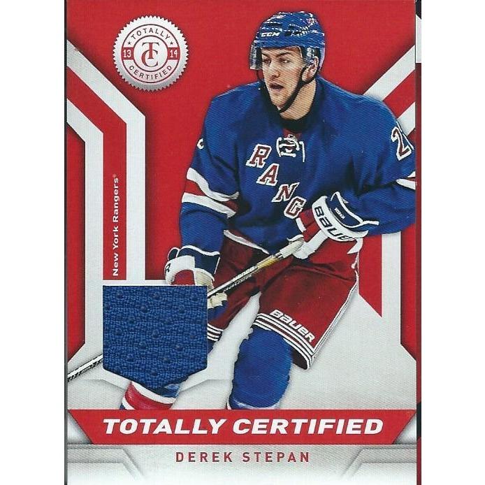 2013-14 Panini Totally Certified Derek Stepan Jersey BB NYR