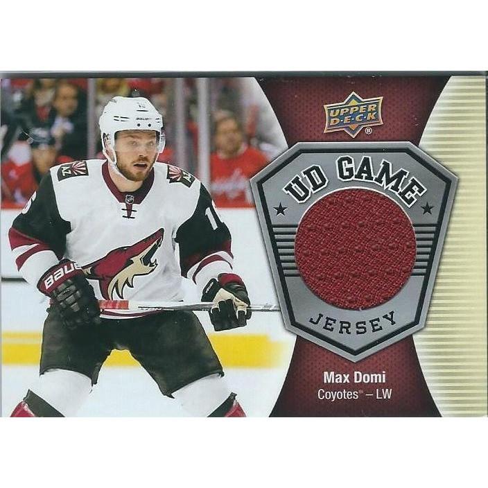 2016-17 Upper Deck Max Domi Game Jersey BB ARI
