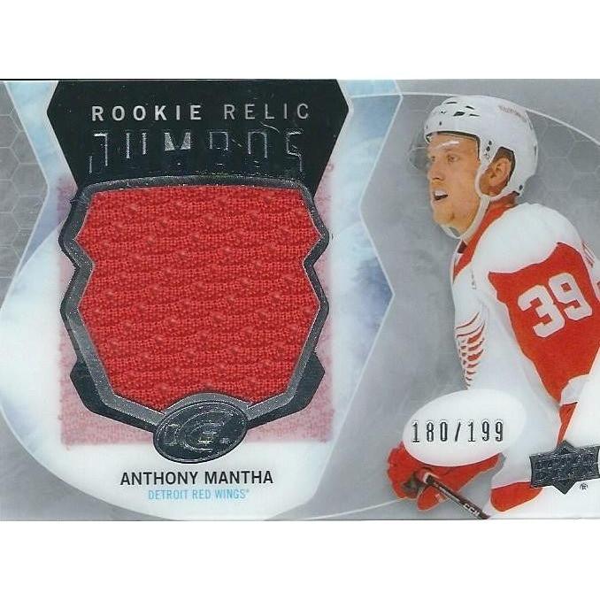 2016-17 Upper Deck Ice Anthony Mantha Rookie Relic Jumbos Jersey /199 DET