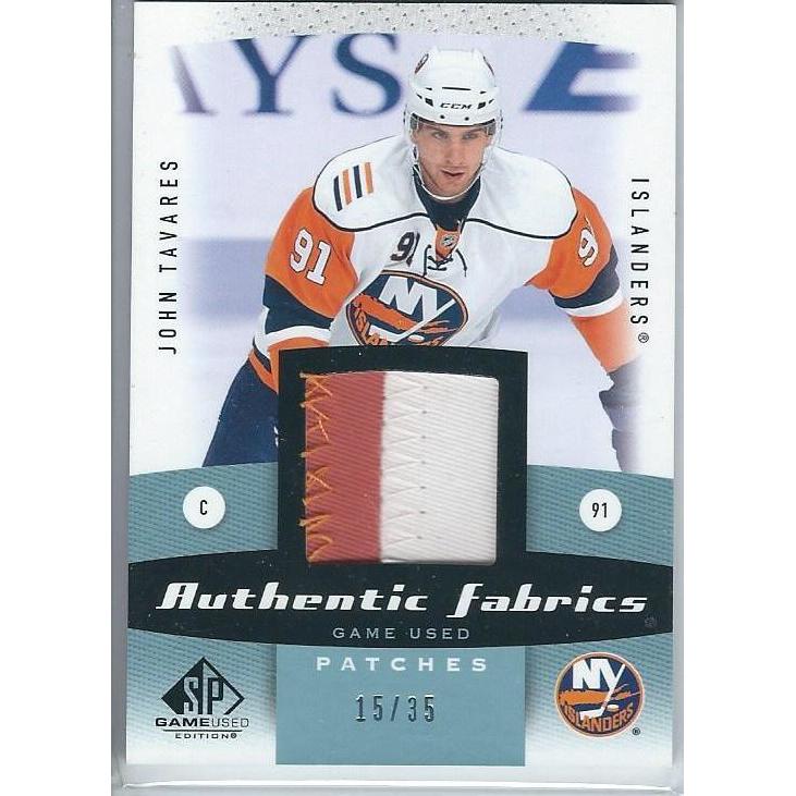 2010-11 SPGU SP Game Used John Tavares Authentic Fabrics Patch /35 NYI