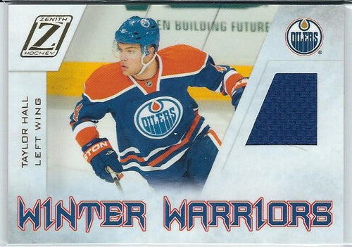 2010-11 Panini Zenith Taylor Hall Winter Warriors Rookie Jersey BB EDM