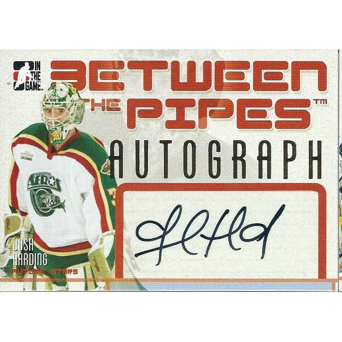 2006-07 ITG Between The Pipes Josh Harding Autograph BB MIN