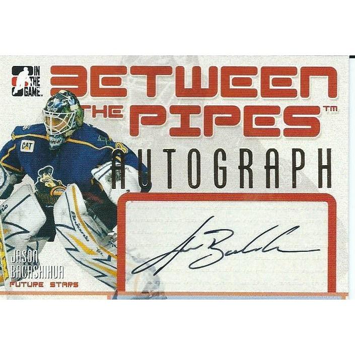 2006-07 ITG Between The Pipes Jason Bacashihua Autograph BB COL