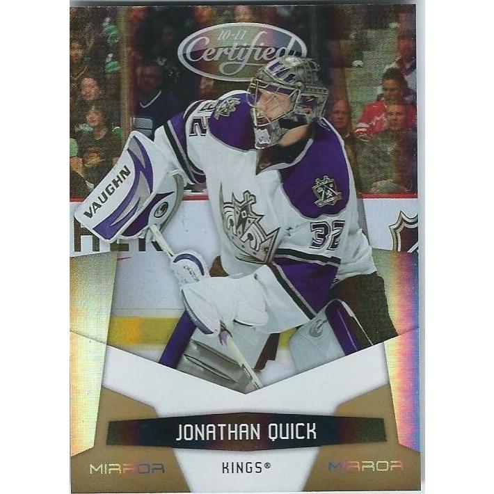 2010-11 Panini Certified Jonathan Quick Gold Mirror /25 #68 LAK