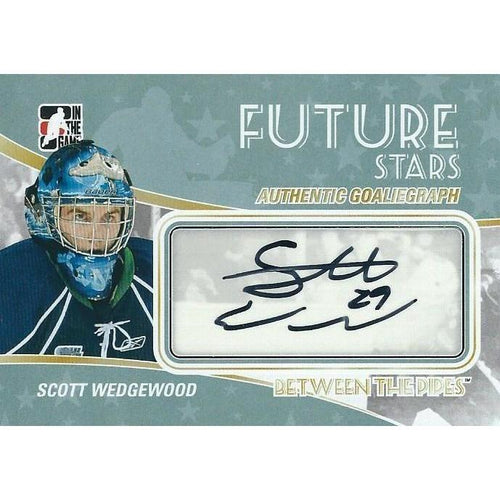 2010-11 ITG Between The Pipes Scott Wedgewood Future Stars Autograph BB NJD