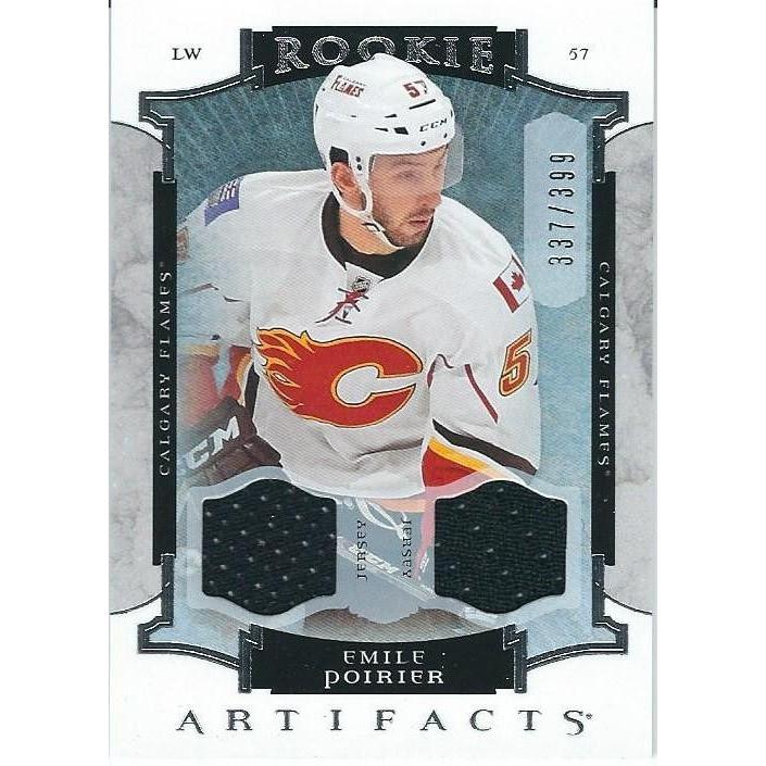 2015-16 Artifacts Emile Poirier Rookie Jerseys /399 BB CGY