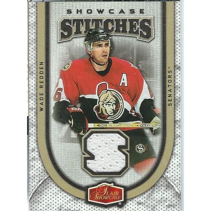 2006-07 Flair Showcase Wade Redden Showcase Stitches Jersey BB OTT