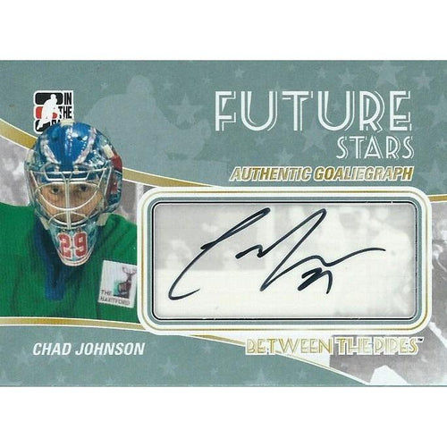 2010-11 ITG Between The Pipes Chad Johnson Future Stars Autograph BB BUF