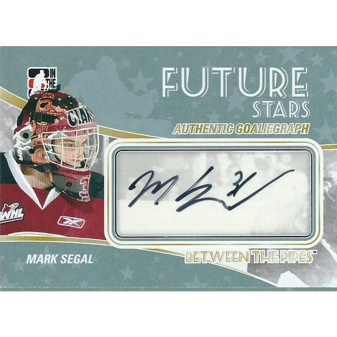 2010-11 ITG Between The Pipes Mark Segal Future Stars Autograph BB VAN