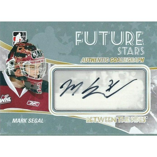 2010-11 ITG Between The Pipes Mark Segal Future Stars Autograph BB VAN