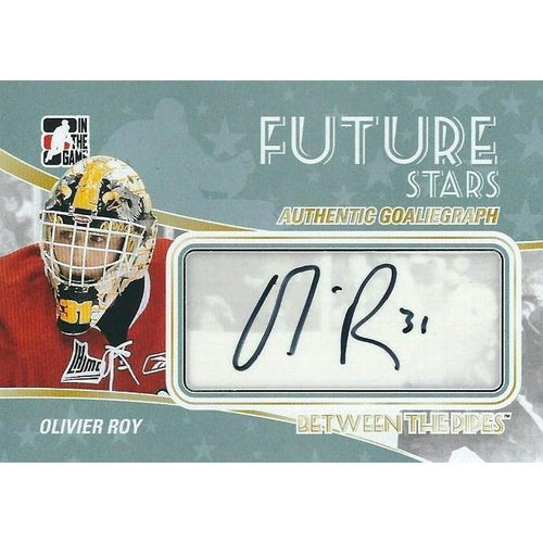 2010-11 ITG Between The Pipes Olivier Roy Future Stars Autograph BB EDM