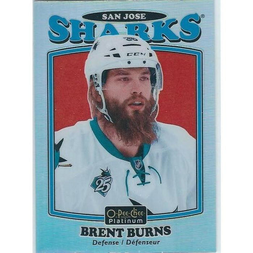 2016-17 OPC O-Pee-Chee Platinum Brent Burns Retro Rainbow #R-12 SJS