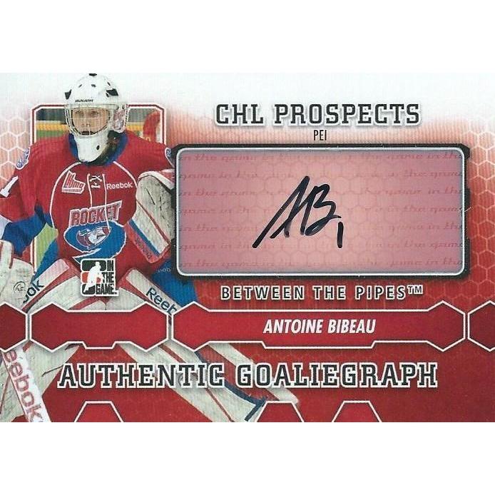 2012-13 ITG Between The Pipes Antoine Bibeau Autograph BB TOR