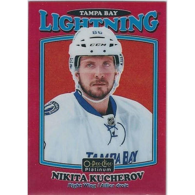 2016-17 OPC O-Pee-Chee Platinum Nikita Kucherov Red Rainbow Retro /15 TBL