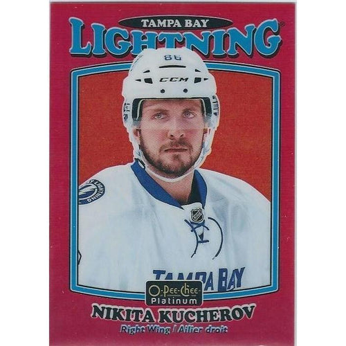 2016-17 OPC O-Pee-Chee Platinum Nikita Kucherov Red Rainbow Retro /15 TBL