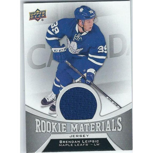 2016-17 Upper Deck Brendan Leipsic Rookie Materials Jersey BB TOR