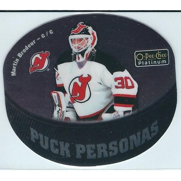 2016-17 OPC O-Pee-Chee Platinum Martin Brodeur Puck Personas NJD