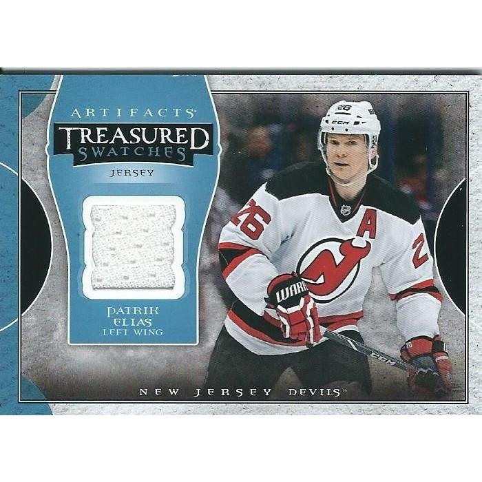 2015-16 Artifacts Patrik Elias Treasured Swatches Jersey BB NJD