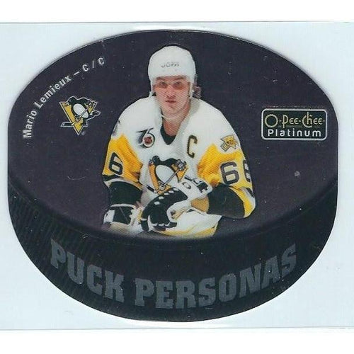2016-17 OPC O-Pee-Chee Platinum Mario Lemieux Puck Personas PIT