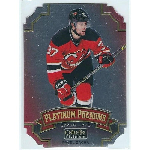2016-17 OPC O-Pee-Chee Platinum Pavel Zacha Platinum Phenoms Rookie NJD