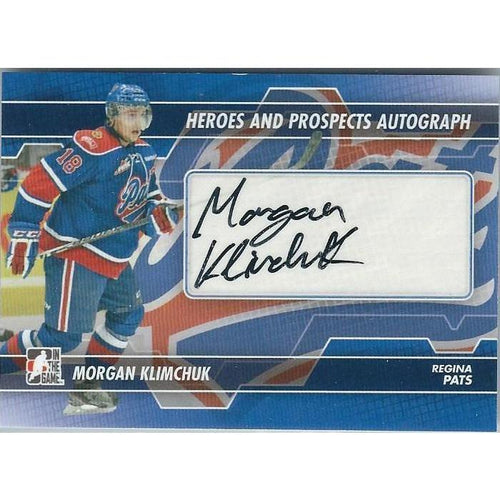 2013-14 ITG Heroes and Prospects Morgan Klimchuk Autograph #A-MK BB CGY