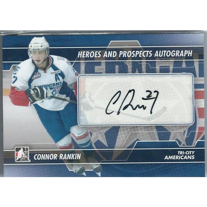2013-14 ITG Heroes and Prospects Connor Rankin Autograph #A-CR BB