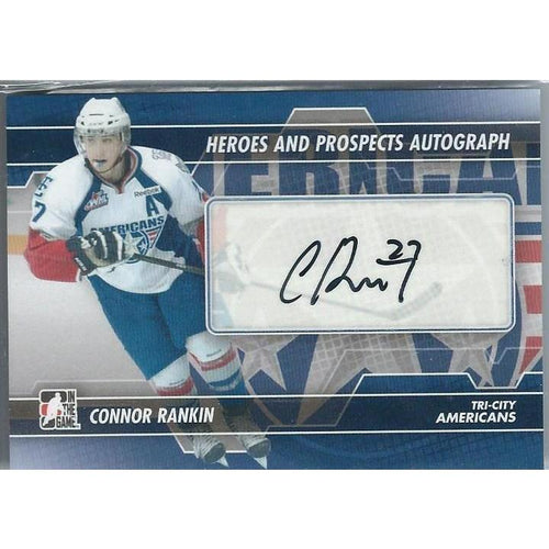 2013-14 ITG Heroes and Prospects Connor Rankin Autograph #A-CR BB