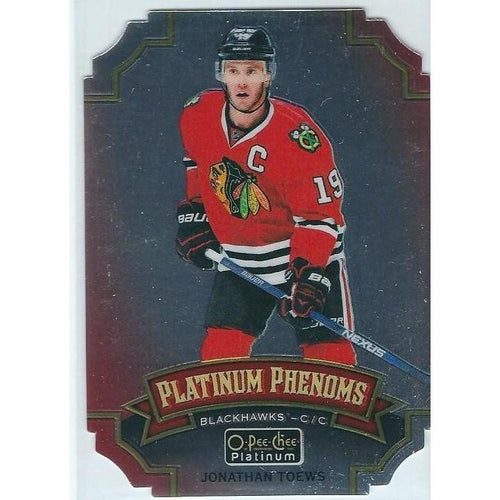 2016-17 OPC O-Pee-Chee Platinum Jonathan Toews Platinum Phenoms CHI