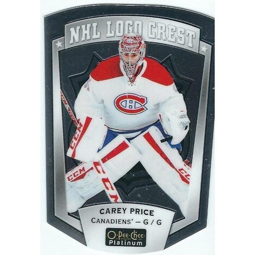 2016-17 OPC O-Pee-Chee Platinum Carey Price NHL Logo Crest MTL