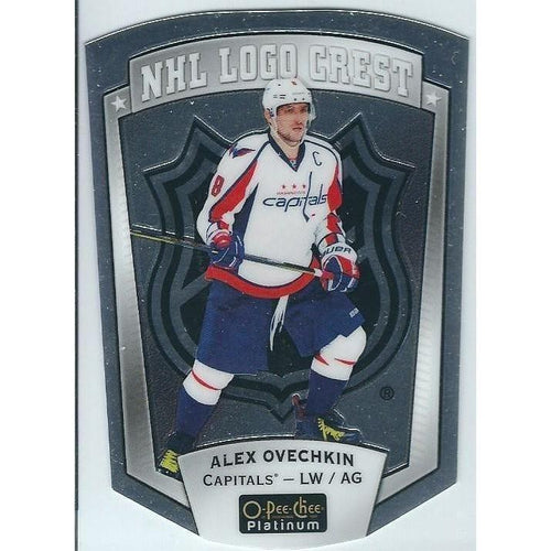 2016-17 OPC O-Pee-Chee Platinum Alex Ovechkin NHL Logo Crest WSH