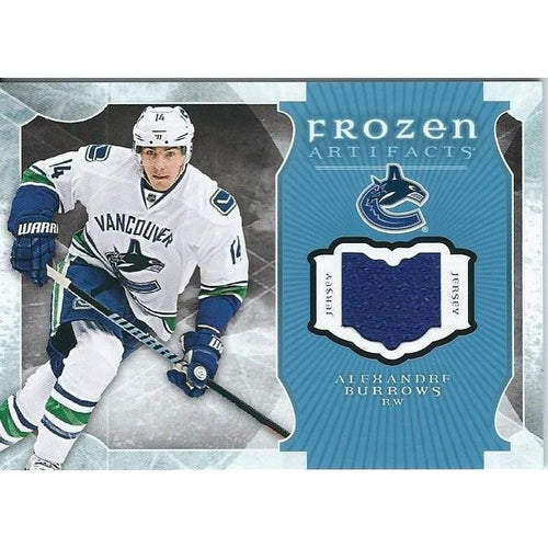 2015-16 Artifacts Alexandre Burrows Frozen Artifacts Jersey BB VAN