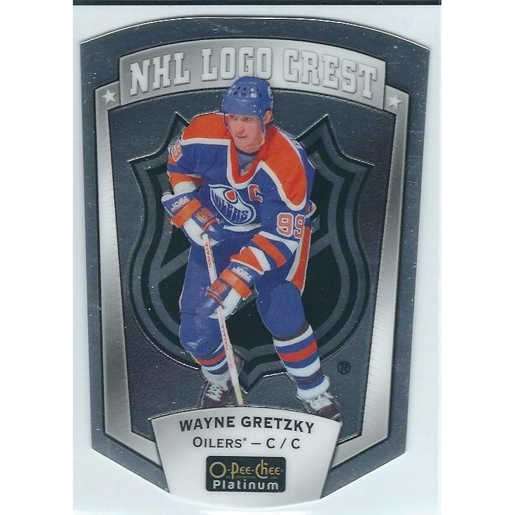 2016-17 OPC O-Pee-Chee Platinum Wayne Gretzky NHL Logo Crest EDM