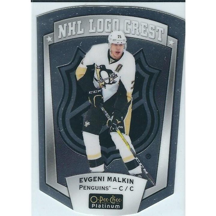 2016-17 OPC O-Pee-Chee Platinum Evgeni Malkin NHL Logo Crest PIT