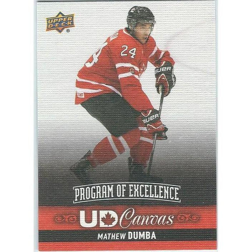 2013-14 Upper Deck Mathew Dumba Program of Excellence Canvas Rookie #C258 MIN