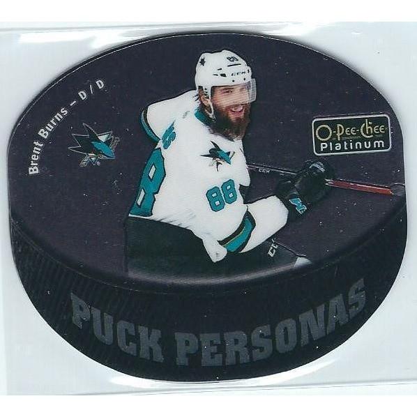 2016-17 OPC O-Pee-Chee Platinum Brent Burns Puck Personas SJS