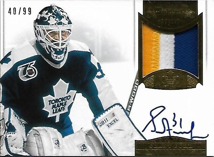 2013-14 Panini Dominion Grant Fuhr Jersey Patch Autograph /99 TOR