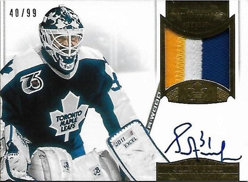 2013-14 Panini Dominion Grant Fuhr Jersey Patch Autograph /99 TOR
