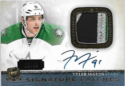 2013-14 Upper Deck The Cup Tyler Seguin Signature Patches Autograph /99