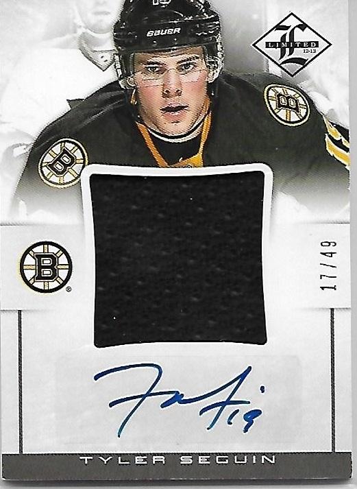 2012-13 Panini Limited Tyler Seguin Jersey Autograph /49 DAL