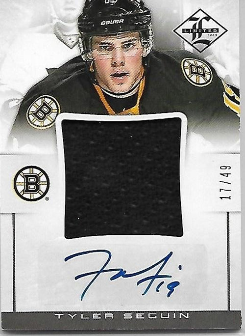 2012-13 Panini Limited Tyler Seguin Jersey Autograph /49 DAL