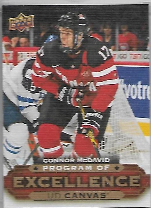2015-16 Upper Deck Connor McDavid Program of Excellence Canvas Rookie #C270 EDM