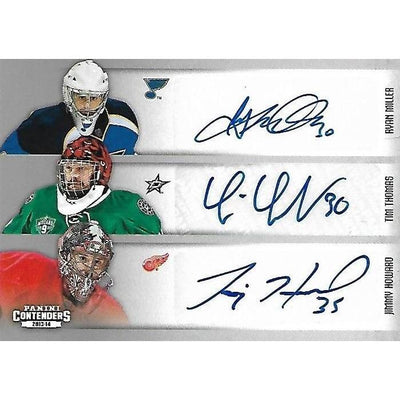 2013-14 Panini Contenders Ryan Miller Tim Thomas Jimmy Howard Cory Schneider Jack Campbell John Gibson American Goalies