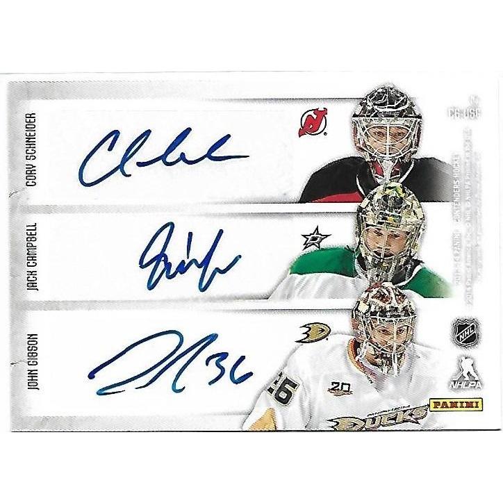 2013-14 Panini Contenders Ryan Miller Tim Thomas Jimmy Howard Cory Schneider Jack Campbell John Gibson American Goalies