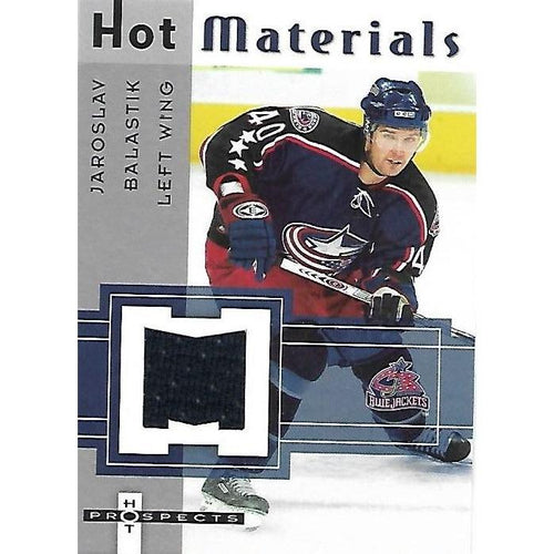2005-06 Fleer Hot Prospects Jaroslav Balastik Hot Materials Jersey BB CLB