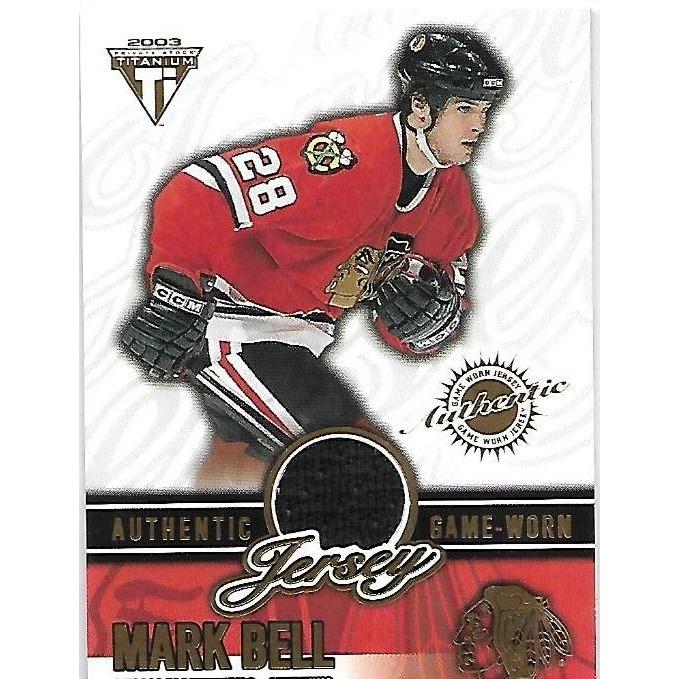 2002-03 Pacific Private Stock Titanium Mark Bell Jersey /957 BB CHI