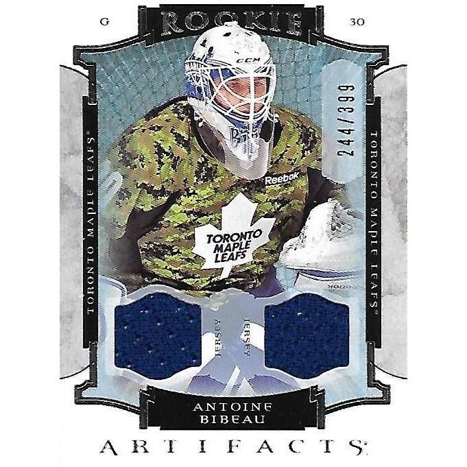 2015-16 Artifacts Antoine Bibeau Rookie Jerseys /399 BB TOR